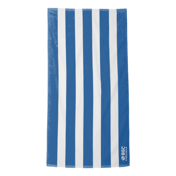 Cabana Stripe Velour Beach Towel Thumbnail
