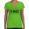Women's V-Neck Fine Jersey Tee Thumbnail