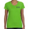 Women's V-Neck Fine Jersey Tee Thumbnail