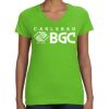Women's V-Neck Fine Jersey Tee Thumbnail